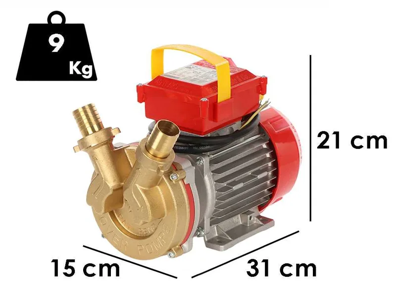 Rover BE-T 30 - Pompe électrique de transfert en bronze - Triphasée - 400 V