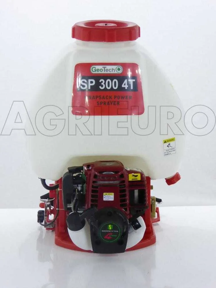 Pulvérisateur thermique à dos Geotech SP 300 4T avec moteur essence