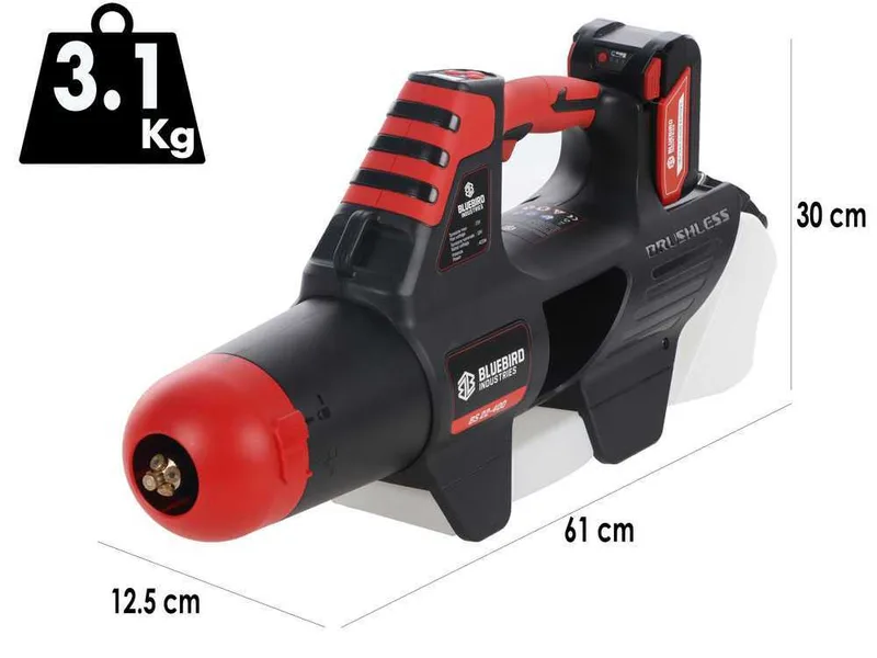 Blue Bird BS 22-400 - Atomiseur portatif et souffleur à batterie - 21V 5 Ah