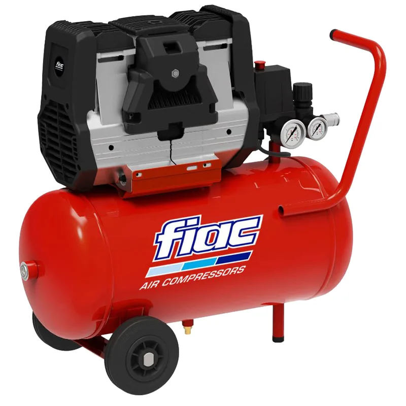Fiac Super Silent 24 XS258 - Compresseur d'air électrique monophasé insonorisé oil-less - Moteur 2 CV - 24 L