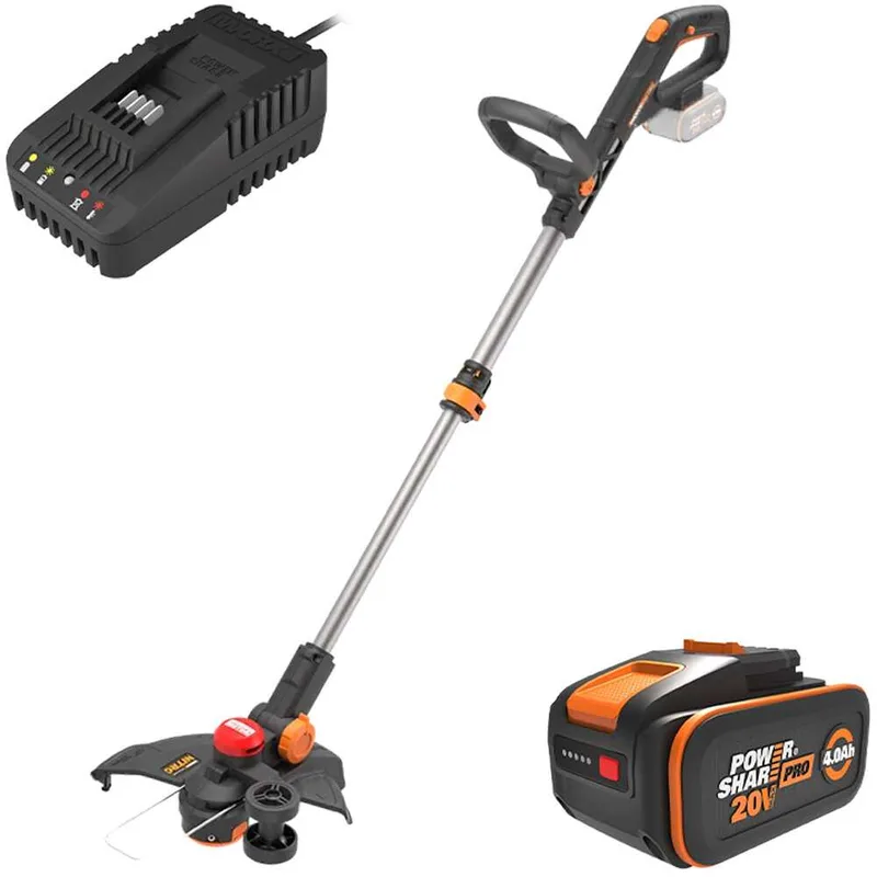 Worx WG173E - Coupe-bordure à batterie 3 en 1 - 20V 4Ah