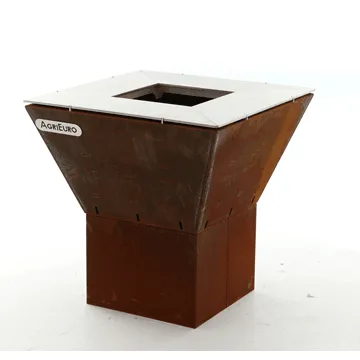 Top Line Gringo B038 - Barbecue à bois en corten
