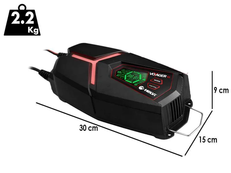 Helvi Voyager 25 - Chargeur de batterie automatique - 12/24 V