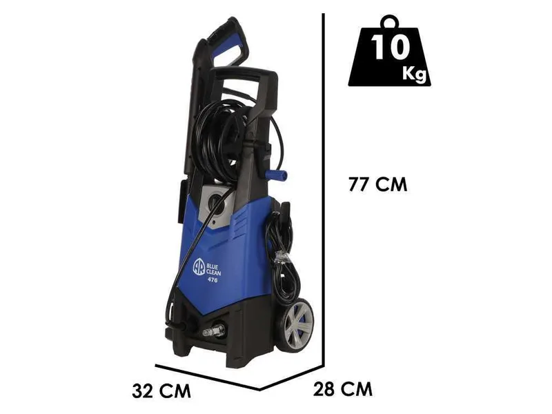 Annovi & Reverberi AR 476 Classic Blue Clean - Nettoyeur haute pression - 165 bars max - Débit 5.5 Lt/min