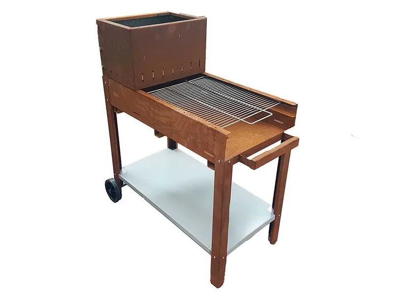 Flipper 50 - Barbecue à bois et charbon en corten