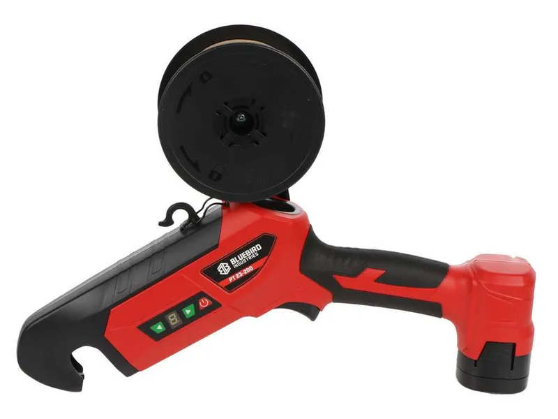 Blue bird PT23-200 - Lieuse pour vigne électrique à batterie - 2 Batteries de 14,4V 2,5Ah