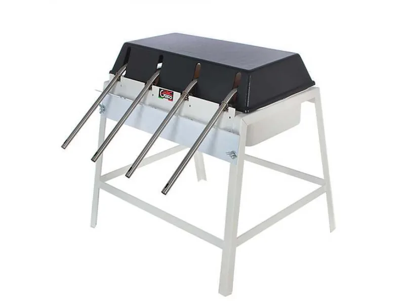 Grifo 4 robinets - Remplisseuse manuelle avec becs inoxydable et réservoir en plastique