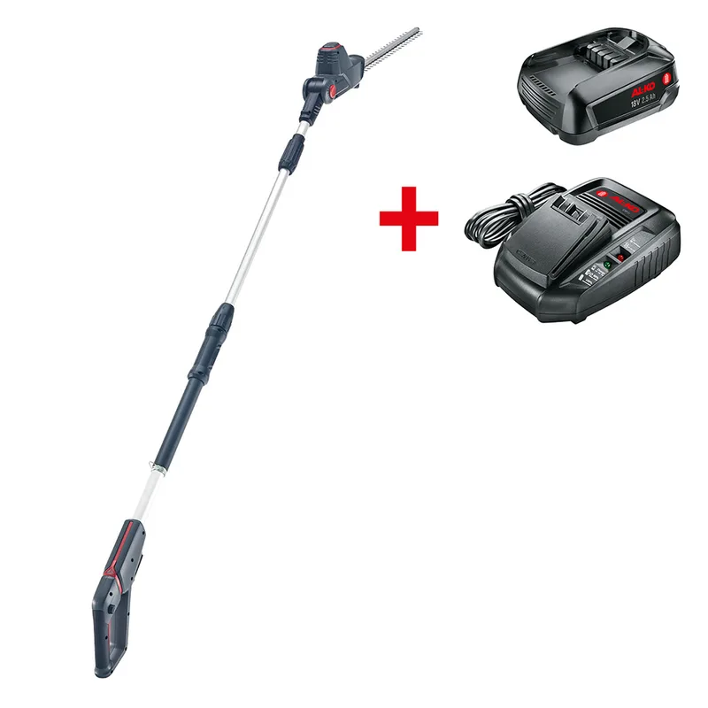 AL-KO Comfort HTA 1845 - Taille-haie télescopique à batterie - 18V/2,5Ah