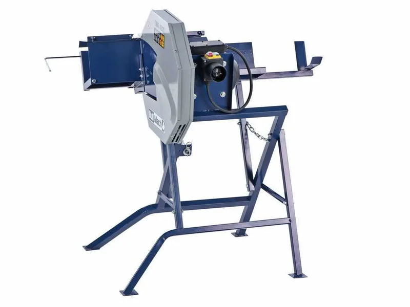BullMach ENIO 4200 - Scie à bûches électrique - scie circulaire à chevalet monophasée