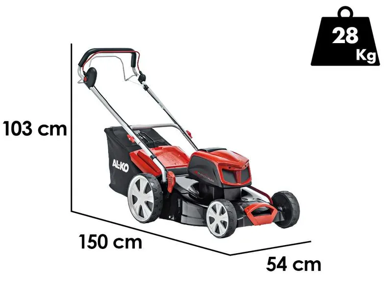 AL-KO Energy Flex 46.9 Li SP - Tondeuse à gazon autotractée à batterie - Coupe 46 cm - 36V/4,0Ah