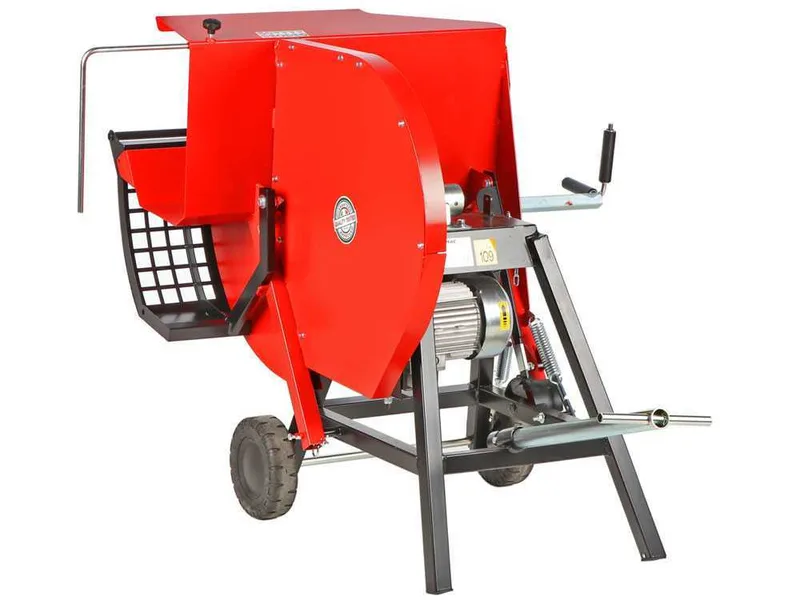 Docma Cutmac TT600 - Banc de scie électrique - Scie à bûches circulaire professionnelle à chevalet triphasée
