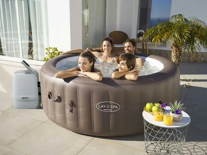 Bestway Lay-Z-Spa Dominica HydroJet 6001S - Ø196x71 cm - Spa gonflable à hydromassage