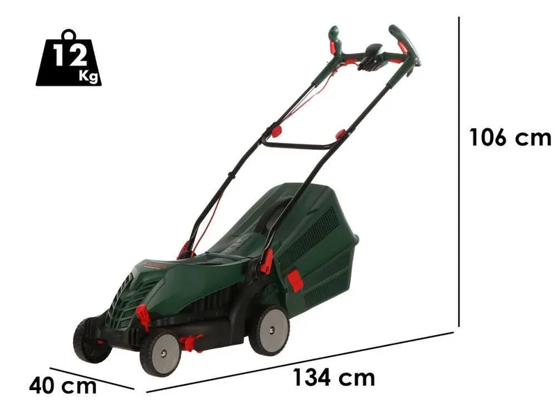 Bosch UniversalRotak 37-555 - Tondeuse à gazon électrique - 1400 W - Coupe 37 cm