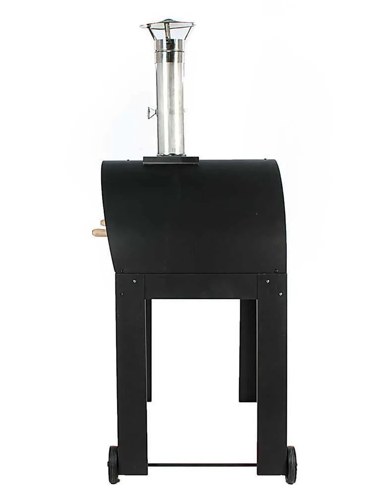 AgriEuro Mini Cibus - Four à bois pour pizza d'extérieur 60x40 - Capacité de cuisson : 1 pizza
