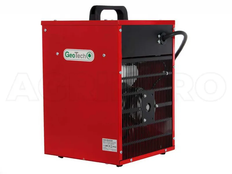 GeoTech EH 500 T - Générateur d'air chaud électrique avec ventilateur - triphasé