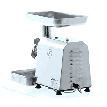 Fama TI12 - Hachoir à viande électrique - Corps en acier inox - Groupe de hachage en fonte - 400V