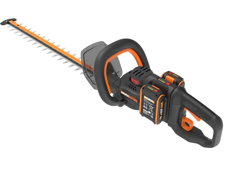 Worx Nitro WG286E - Taille-haie à batterie - 2x 20V 2Ah - lamier 60 cm