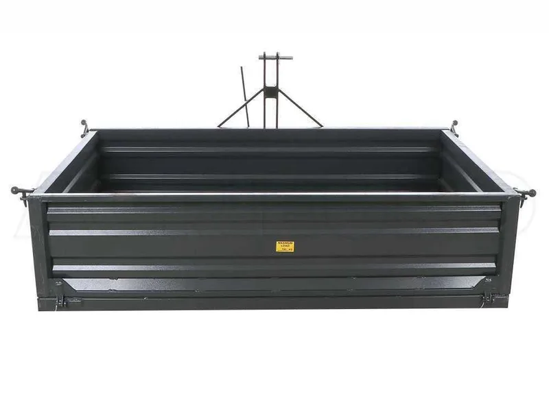 Benne pour tracteur Blackstone B-TB 180 - Basculante - 3 ridelles ouvrables