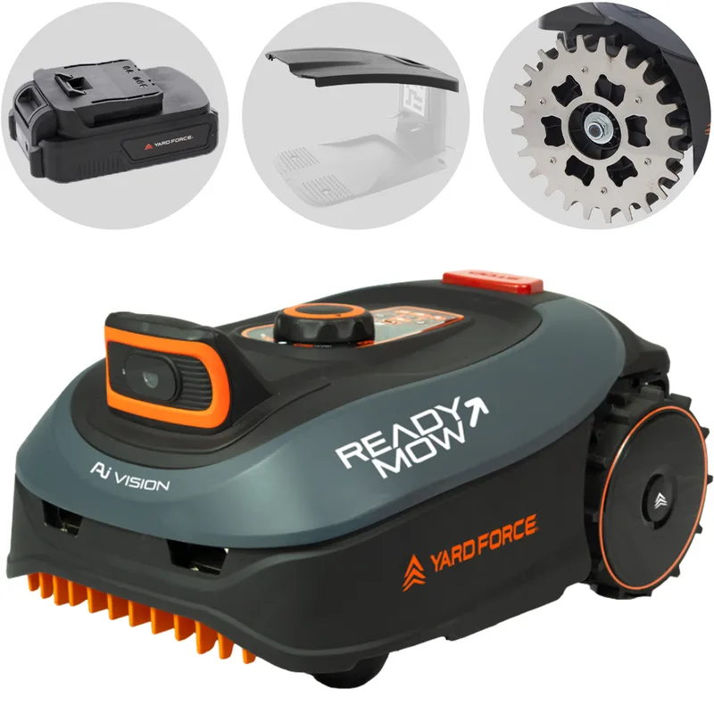 Yard Force i600 iVISION Drop & Go - Robot tondeuse - Sans installation