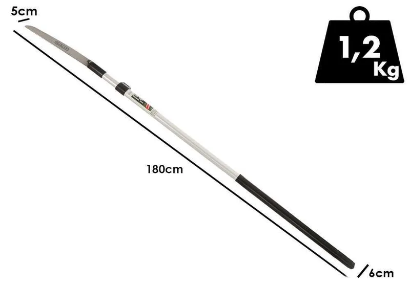 GeoTech ST 300 - Scie de jardin sur perche de rallonge - 180-300 cm