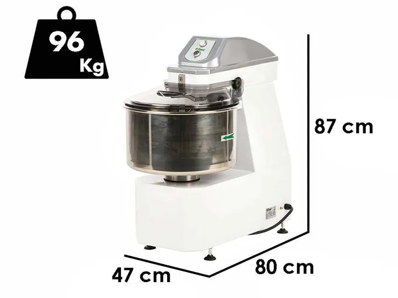 FIMAR 38SB - Pétrin à spirale - Triphasé - Capacité cuve 38 kg