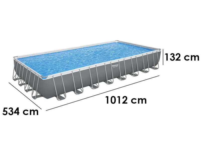 Bestway Power Steel 56623 - 956 x 488 x 132 cm - Piscine hors-sol