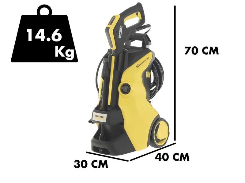 Karcher K5 Power Control Flex - Nettoyeur haute pression à eau froide - 500 l/h - 145 bar