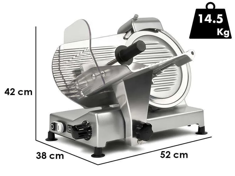 G3 Ferrari Emilia 250 Silver - Trancheuse avec lame en acier inox 250 mm - 240 W