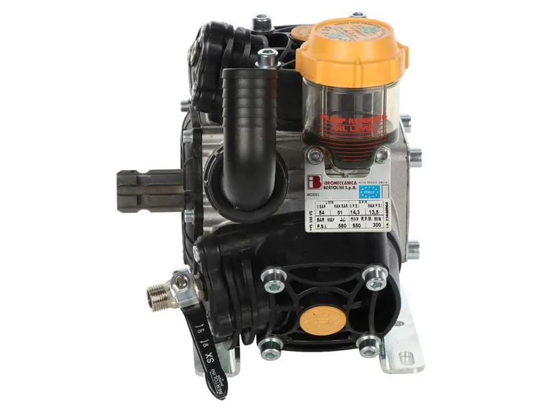 Pompe Bertolini PPS 550 VS - Pompe de pulvérisation pour tracteur - Version pour acides et produits chimiques - Haute pression