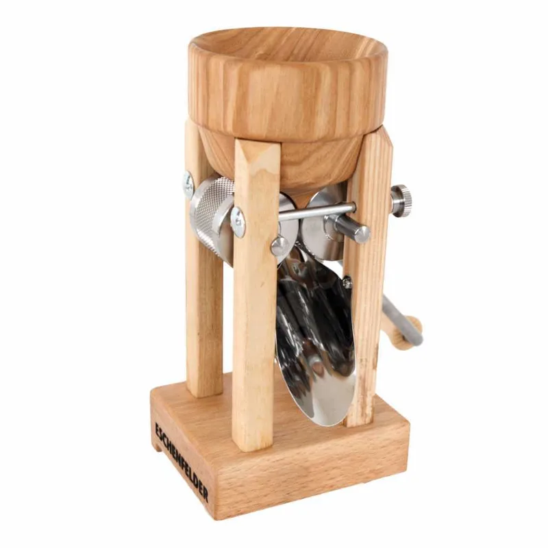 Eschenfelder e1210 150g - Floconneuse manuelle de table en frêne avec rouleaux en acier inoxydable