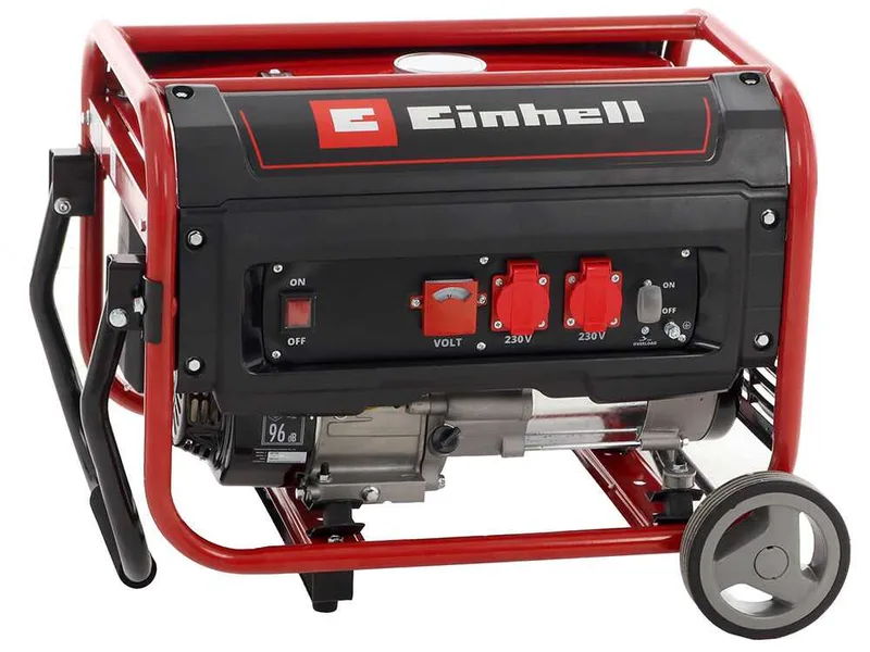 Einhell TC-PG 35/E5 - Groupe électrogène 3.1 kW monophasé à essence 4T - Sur chariot