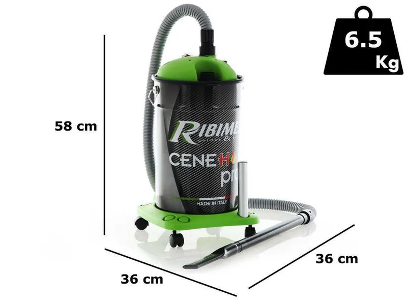 Ribimex Cenehot PRO Aspirateur à cendres - 1200W - 25L