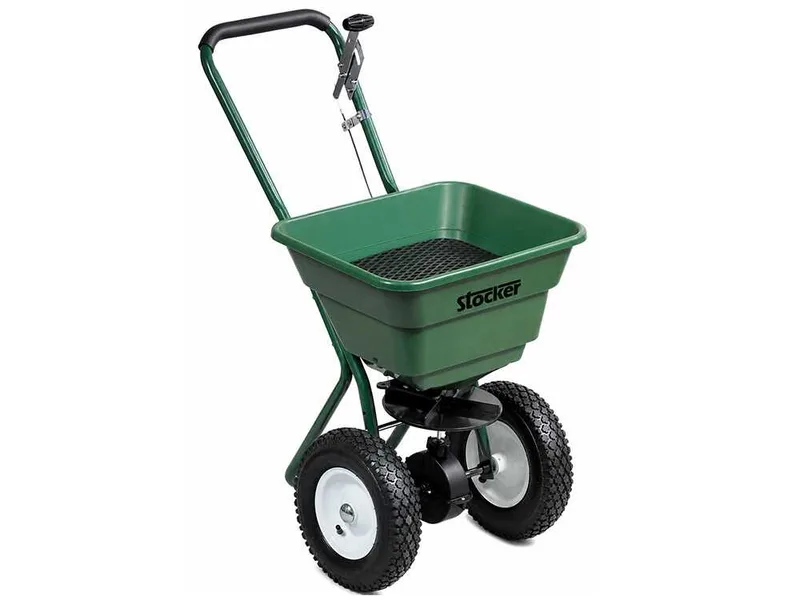 Stocker 3907 - Semoir à poussée manuelle - Épandeur d'engrais - Capacité 60 l