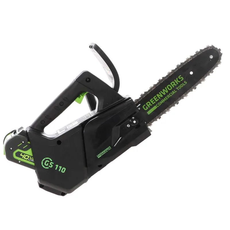Greenworks GD40TCS - Tronçonneuse de taille électrique 40V 2Ah - Guide 25 cm