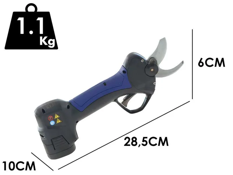 Sécateur électrique de taille Campagnola SL32 - 2x batteries au lithium de 16.8V/2Ah