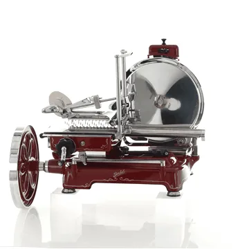 Berkel B114 - Trancheuse à volant - Lame en acier au chrome de 320 mm - Rouge