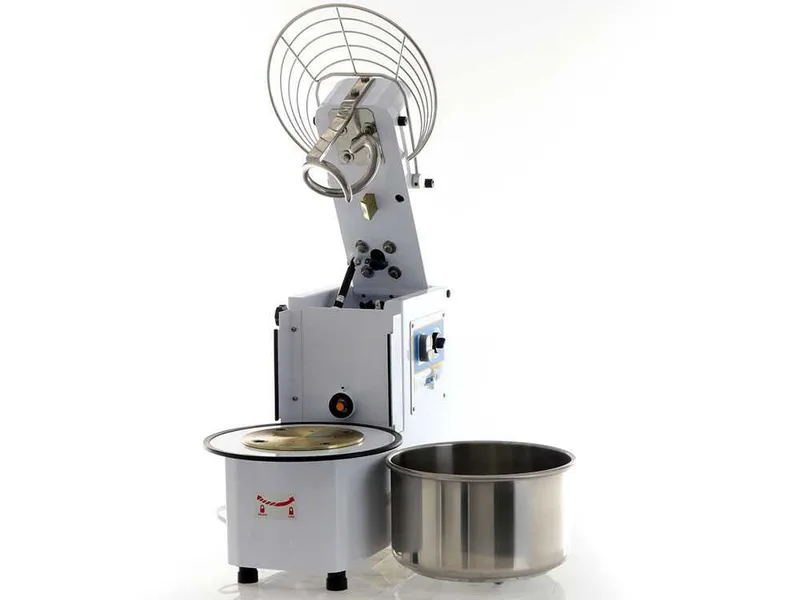 EuroMech ETR 20 - Pétrin à spirale à tête basculante capacité de 18Kg - Triphasé