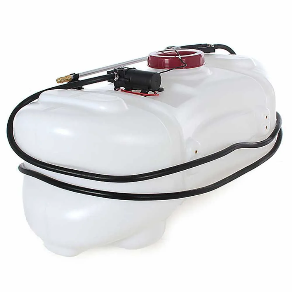 GeoTech CZ100A - Cuve de pulvérisation pour tracteur tondeuse - Pompe 12V - 100L