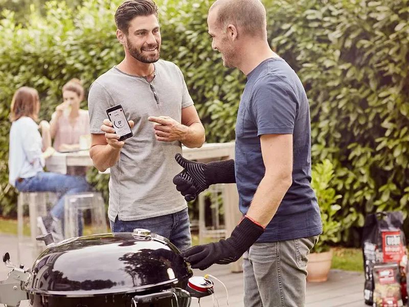 Weber Master Touch Premium E-5770 BLK - Barbecue à charbon