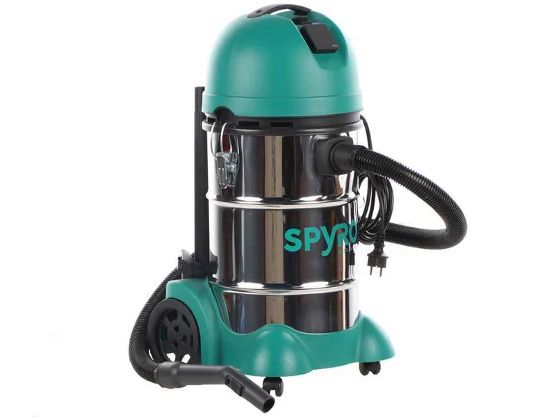Spyro Wet & Dry 30 INOX Plus - Aspirateur solides et liquides - Capacité 30 L - 1200 W