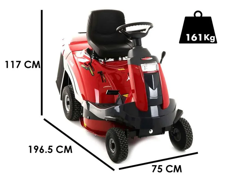 Castelgarden XF 135 HD - Tondeuse Rider autoportée - moteur ST 350 352cc - transmission hydrostatique