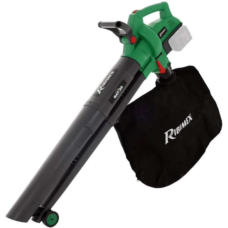 Ribimex PRBAT20-ASBSB - Souffleur aspirateur à batterie