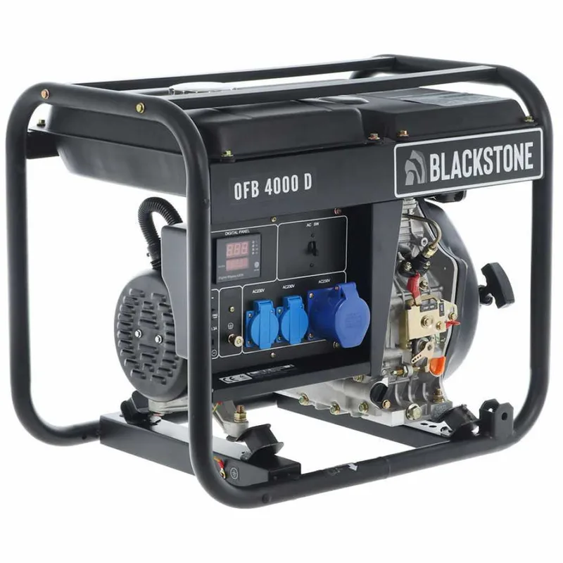 BlackStone OFB 4000 D - Groupe électrogène monophasé diesel - Puissance nominale 3.1 kW