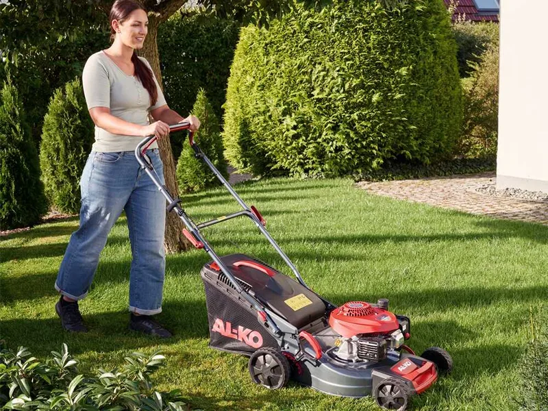 Al-Ko Easy 4.16 P-D - Tondeuse à gazon thermique - 3 en 1 - Moteur AL-KO Tech 3000 de 79,8 cm³