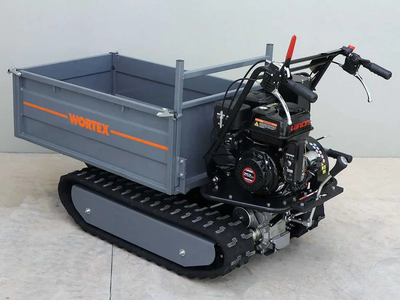Brouette motorisée à chenilles Wortex SFL 500-E - Caisson 500 Kg - Démarrage électrique