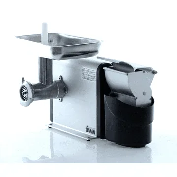 Sirman TCG 12 M.I. Denver - Hachoir à viande électrique - Râpe intégrée - Bouche en acier inox