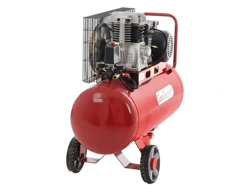 GeoTech Pro BACP100-8-2 - Compresseur d'air électrique à courroie - Moteur 2 CV - 100 L - 8 bars