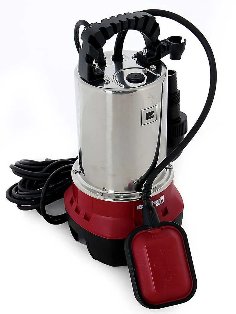 Pompe immergée électrique pour eaux chargées Einhell GH-DP 6315 N - pompe Inox de 630 W