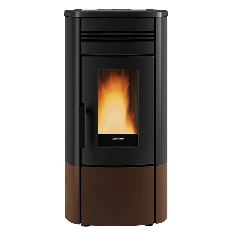 Extraflame Evolution Line Noris Plus poêle à granulés acier bronze