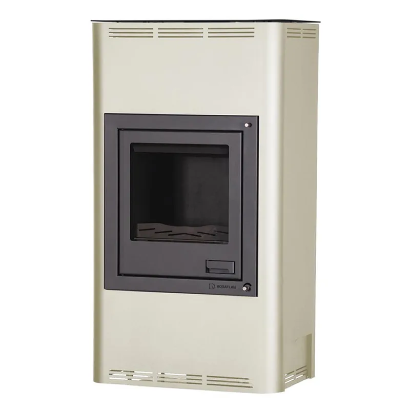 Aquaflam 17 Basic Crème Poêle à bois hydraulique Ensemble complet + Réservoir tampon TPSM 825